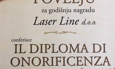 Tvrtki Laserline dodijeljena nagrada Grada Umaga
